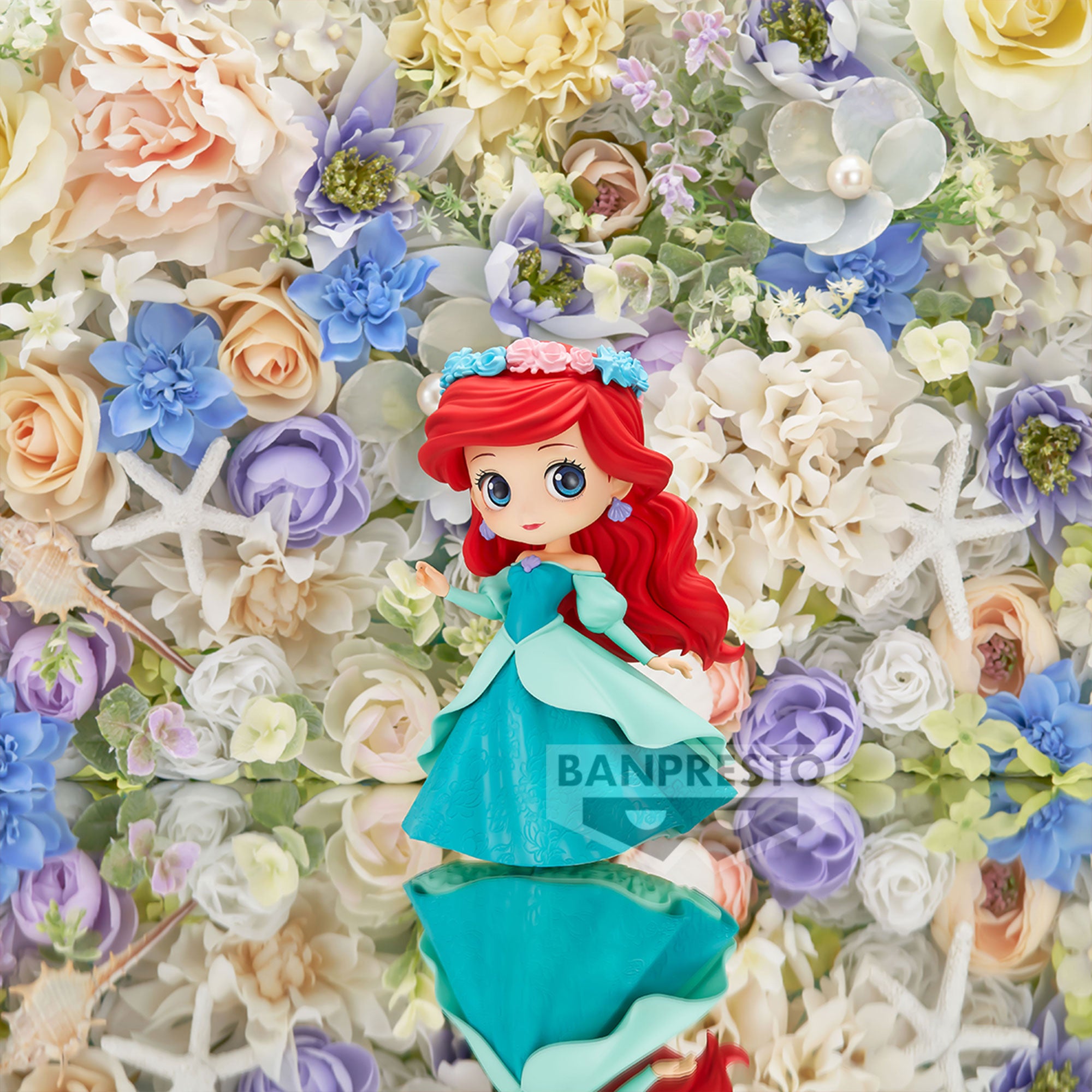 Bandai Spirits X Banpresto Qposket Flower Style - Ariel (ver. A) "Disney Characters"