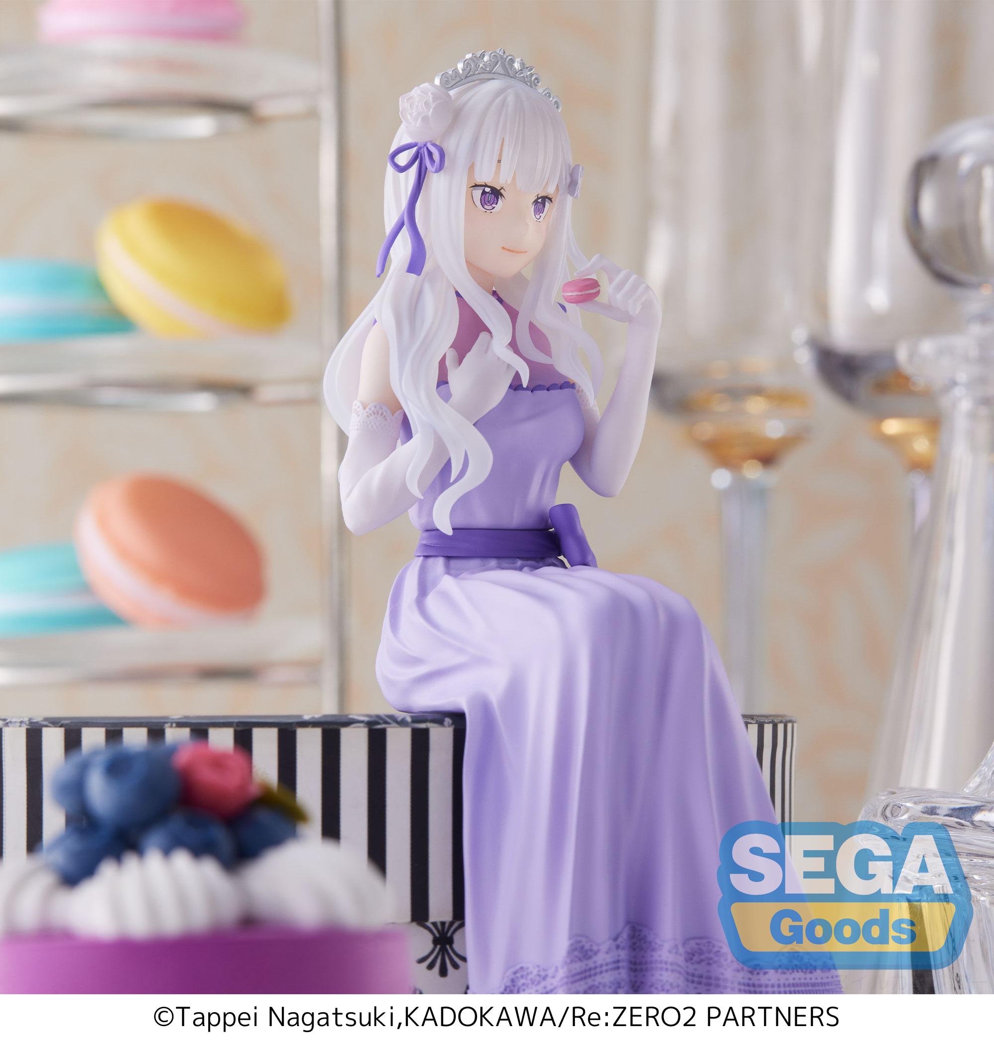 Good Smile Company Re:ZERO -Starting Life in Another World-: Lost in Memories Emilia Dressed-Up Party PM Perching Figure