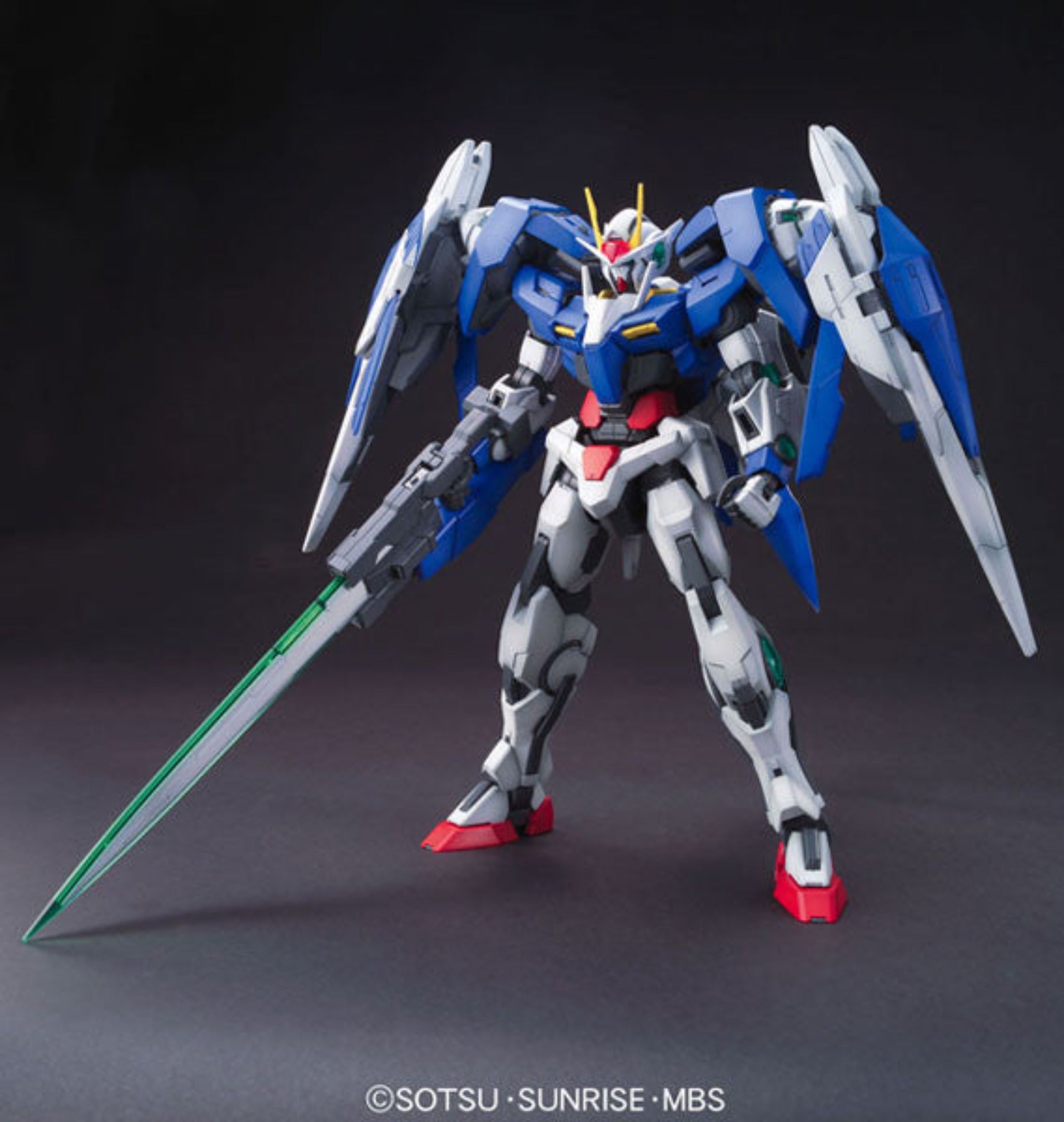 GN-0000 00 Gundam - GN-0000+GNR-010 00 Raiser - GN-0000RE + GNR-010 00 Raiser GN Condenser Type - GNR-010 0 Raiser - MG - 1/100(Bandai)