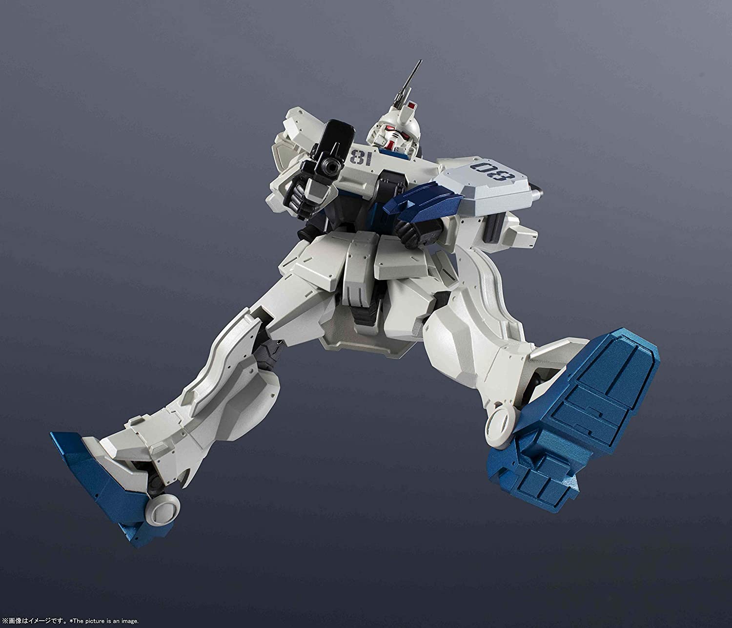 Bandai RX-79[G]Ez-8 Gundam Ez-8 'Mobile Suit Gundam: The 08th MS Team', Bandai Gundam Universe (5.9 Inch approx)