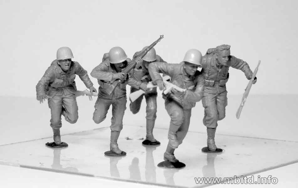 MASTER BOX 1/35 'Move, move, move' US Soldiers, Operation Overlord period, 1944