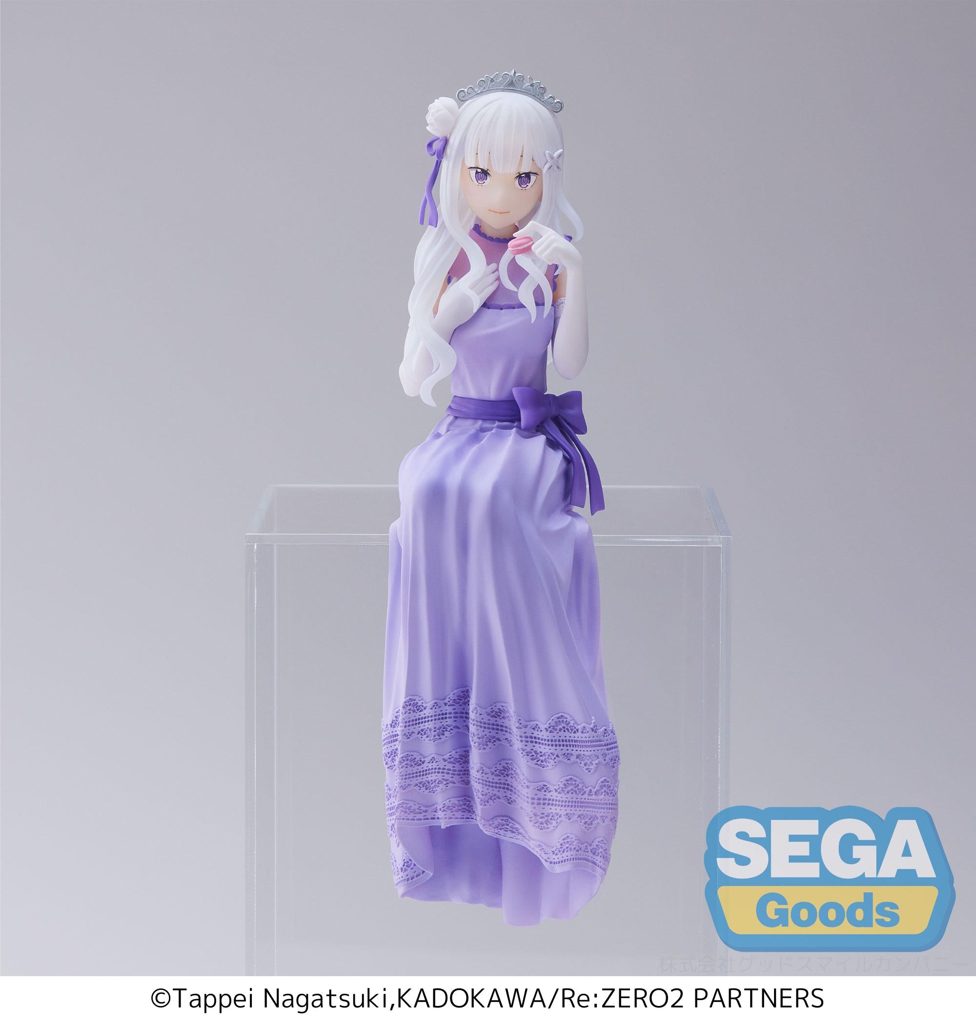 Good Smile Company Re:ZERO -Starting Life in Another World-: Lost in Memories Emilia Dressed-Up Party PM Perching Figure