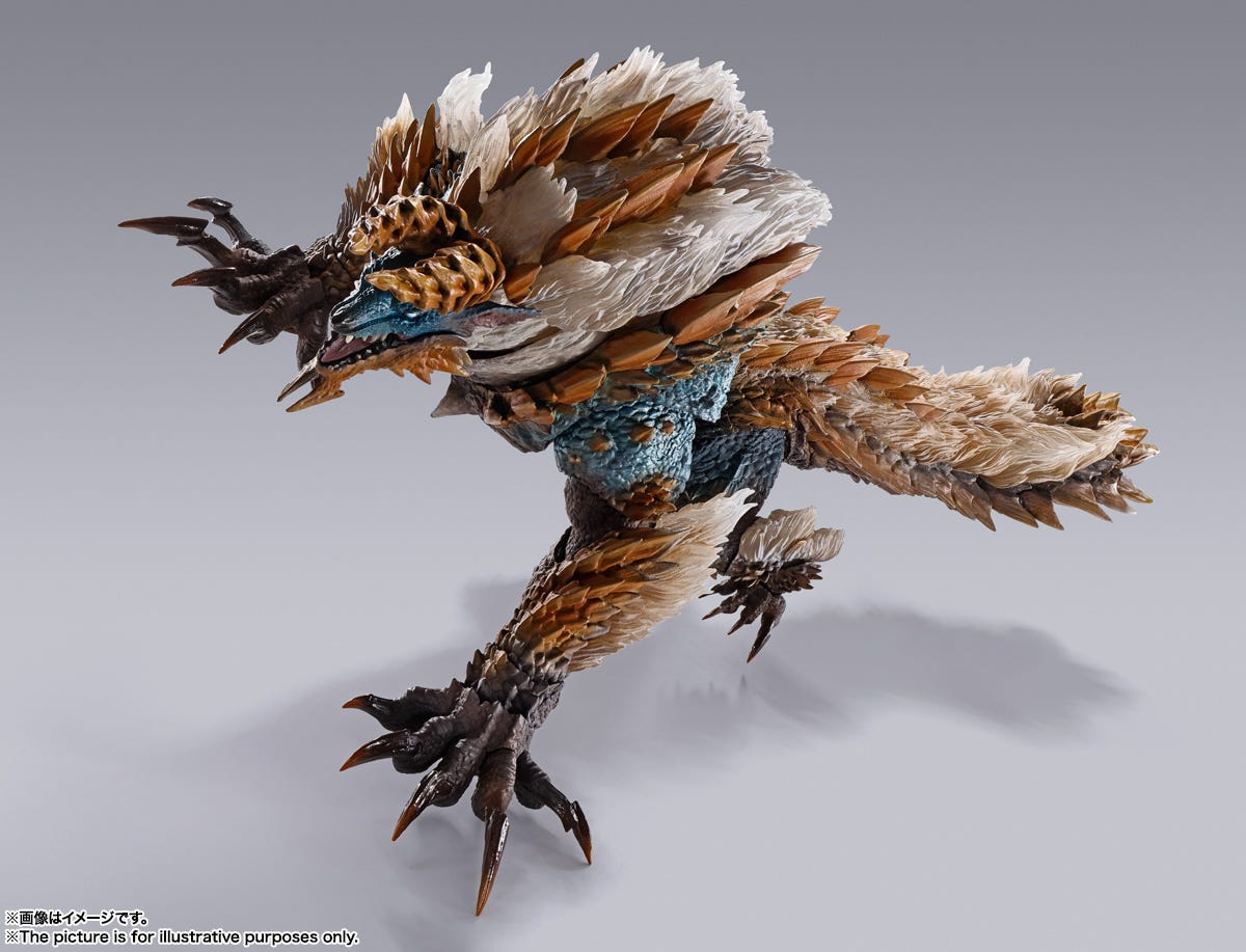 Bandai Spirits S.H.MonsterArts Zinogre Monster Hunter World Iceborne