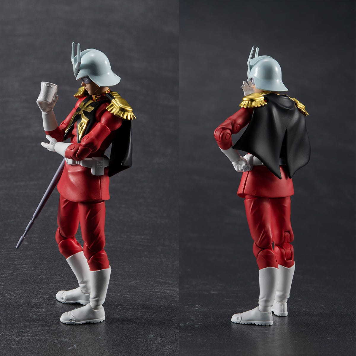 Megahouse G.M.G Principality of Zeon Army Solider 04-06 (Normal Suit Solider & Char Aznable) 'Gundam'