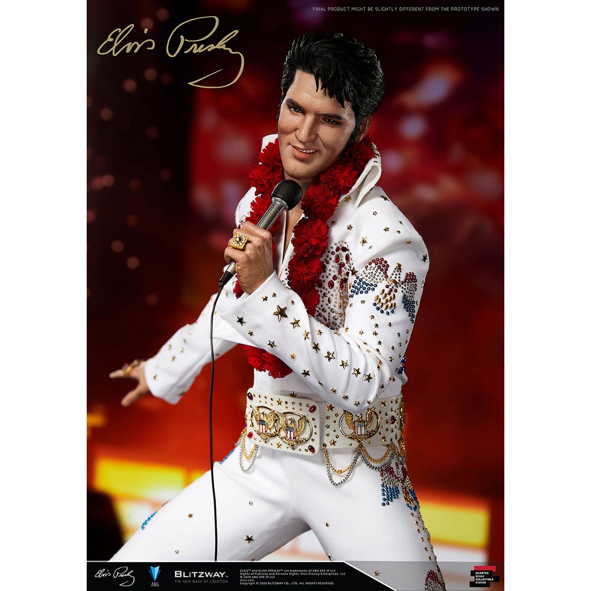 Blitzway 'Elvis Presley', 1/4th Superb Scale Statue