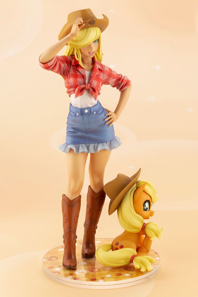 Kotobukiya 1/7 Applejack Bishoujo Statue, My Little Pony Series Printed and Assembled Figure Kit