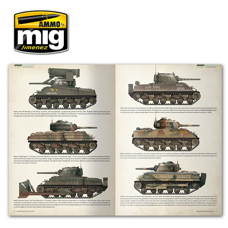 Ammo Mig Sherman: The American Miracle - Camouflage Profile Guide (English)