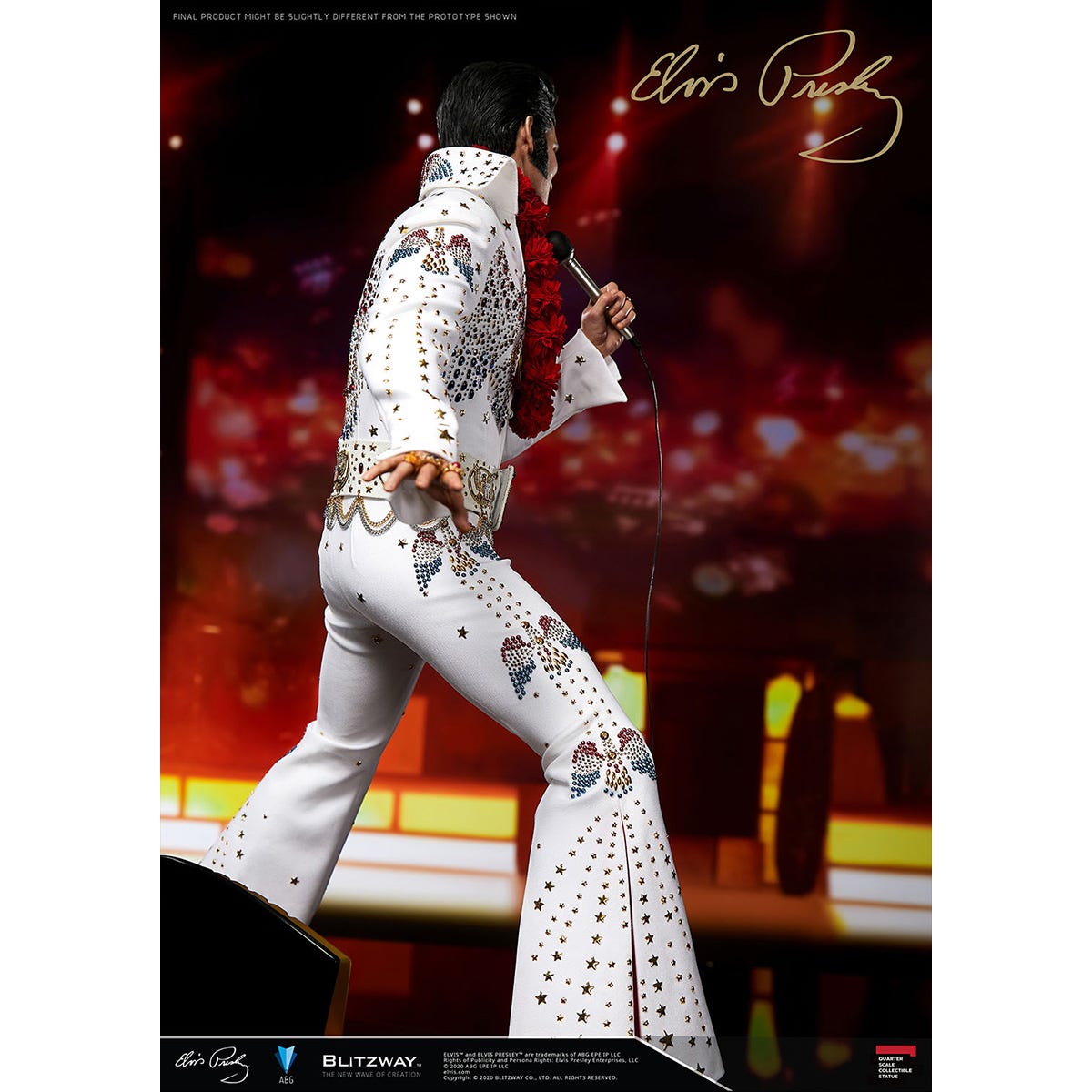 Blitzway 'Elvis Presley', 1/4th Superb Scale Statue