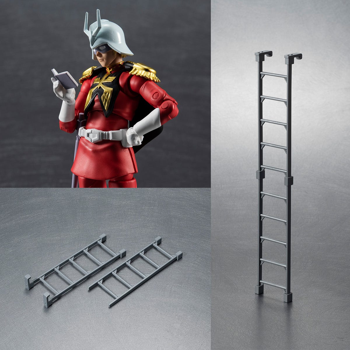 Megahouse G.M.G Principality of Zeon Army Solider 04-06 (Normal Suit Solider & Char Aznable) 'Gundam'