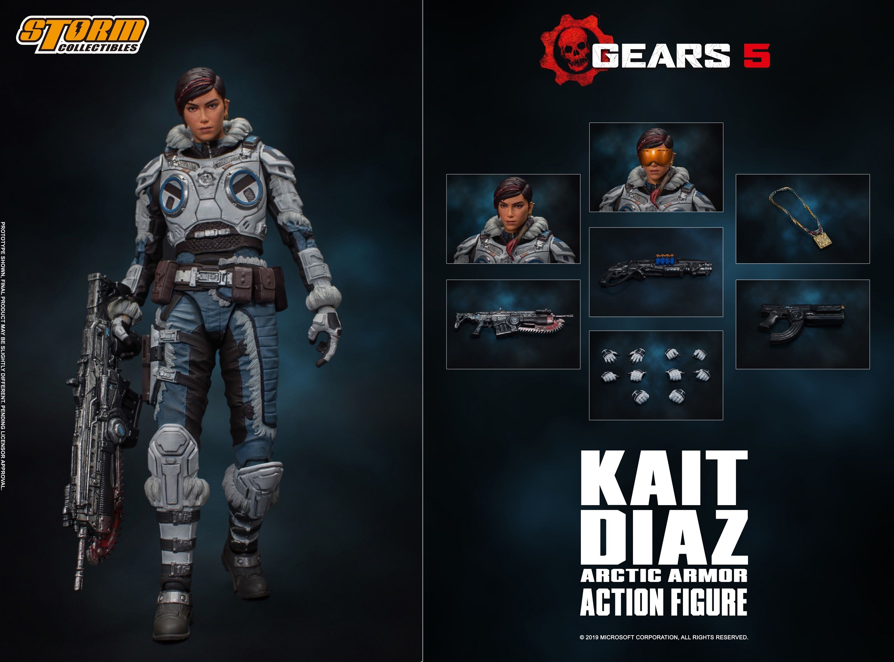 Storm Collectibles 1/12 Kait Diaz 'Gears of War' Action Figure