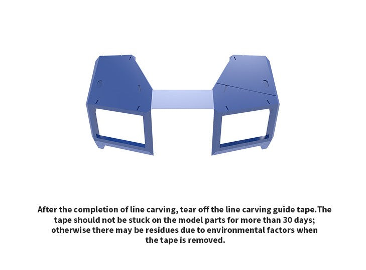 DSPIAE Hard Edged Carving Tape with Adhesive Back 8mm x 30m (for Panel Lines)