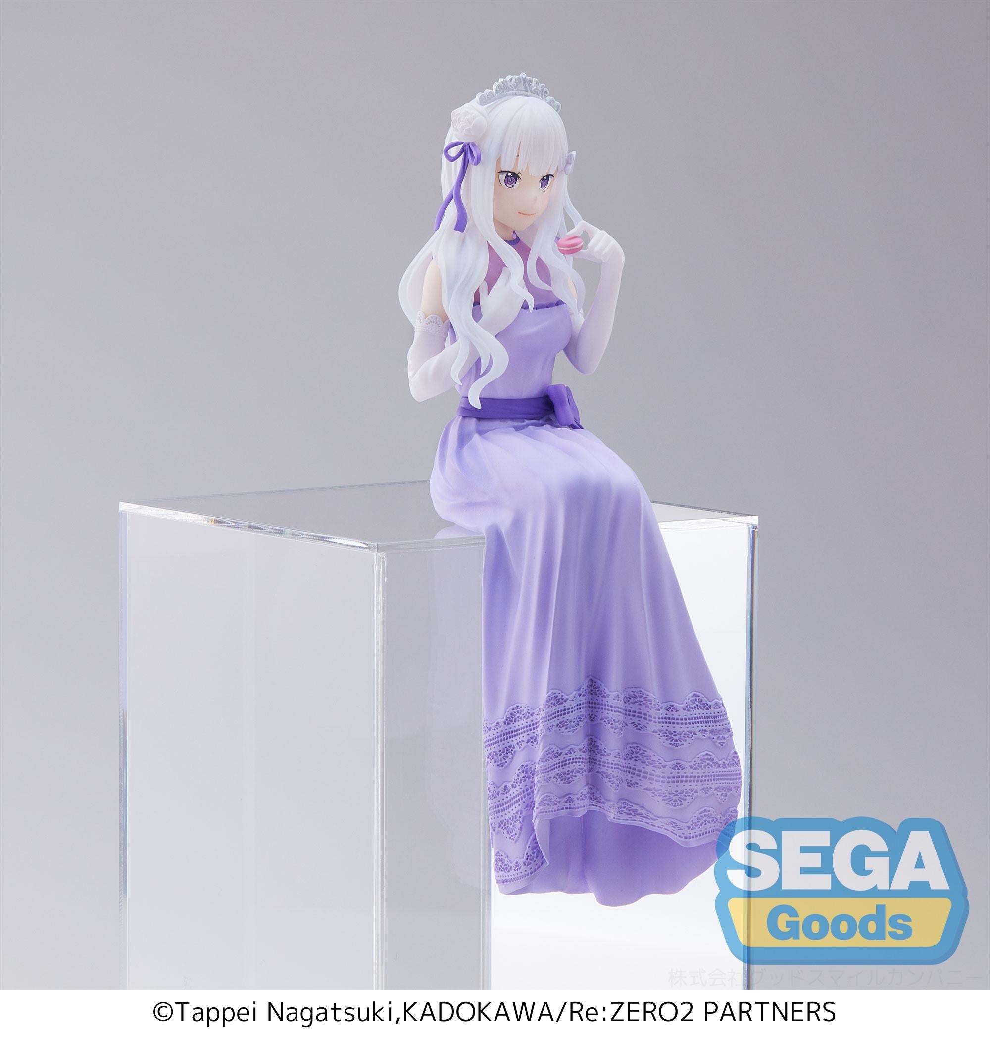 Good Smile Company Re:ZERO -Starting Life in Another World-: Lost in Memories Emilia Dressed-Up Party PM Perching Figure