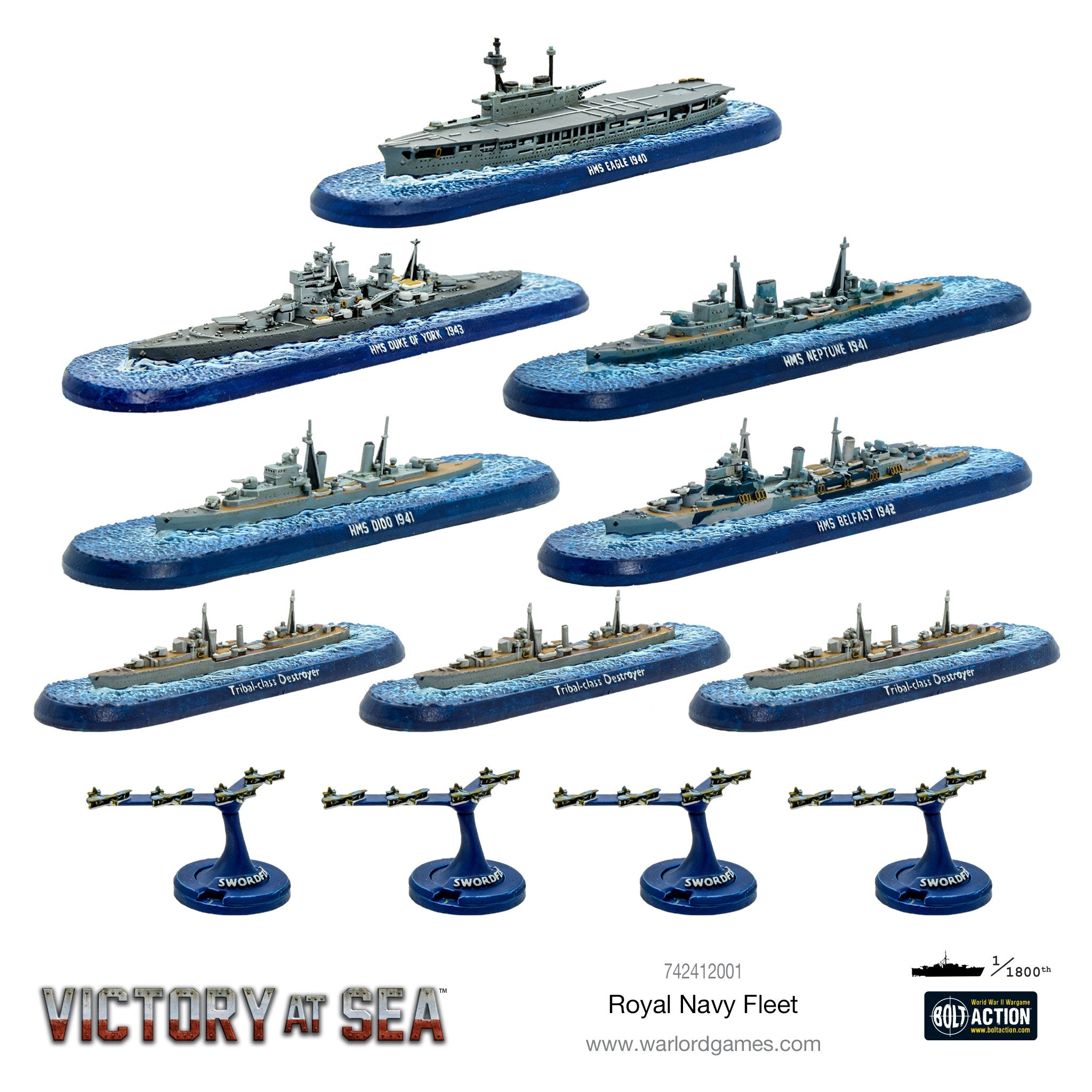 Victory at Sea Royal Navy fleet box