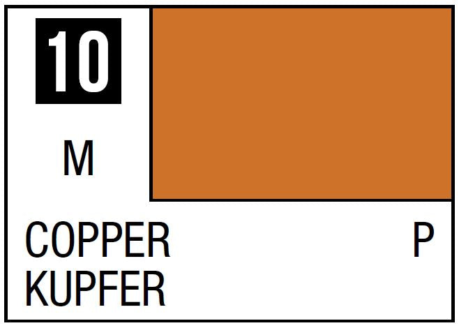 Mr Hobby Mr. Color 10 - Copper (Metallic/Primary) - 10ml