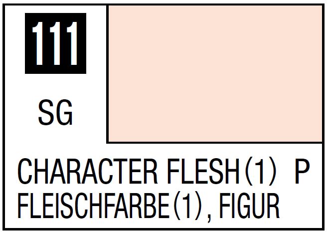 Mr Hobby Mr. Color 111 - Character Flesh (1) (Semi-Gloss/Primary) - 10ml