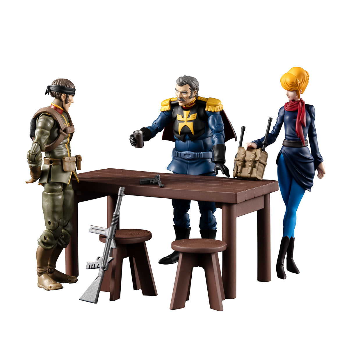 Megahouse G.M.G Principality of Zeon (Team Ramba Ral Set w/Gift) "Gundam"