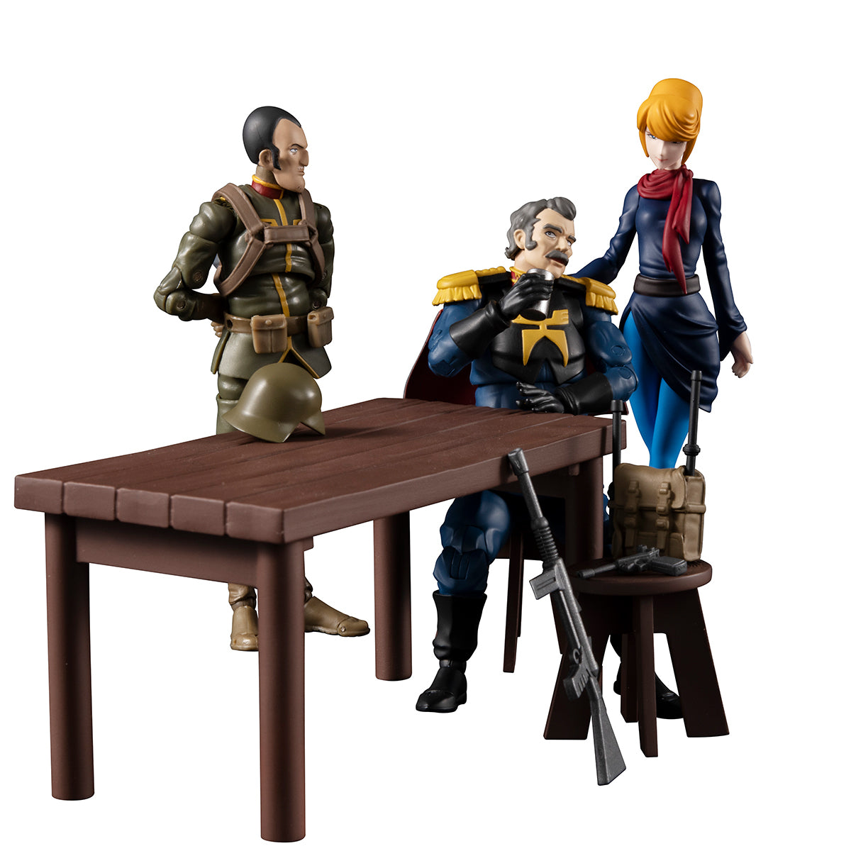 Megahouse G.M.G Principality of Zeon (Team Ramba Ral Set w/Gift) "Gundam"