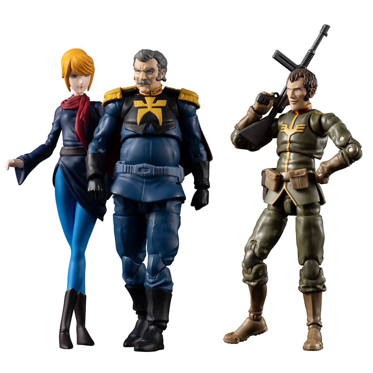 Megahouse G.M.G Principality of Zeon (Team Ramba Ral Set w/Gift) "Gundam"