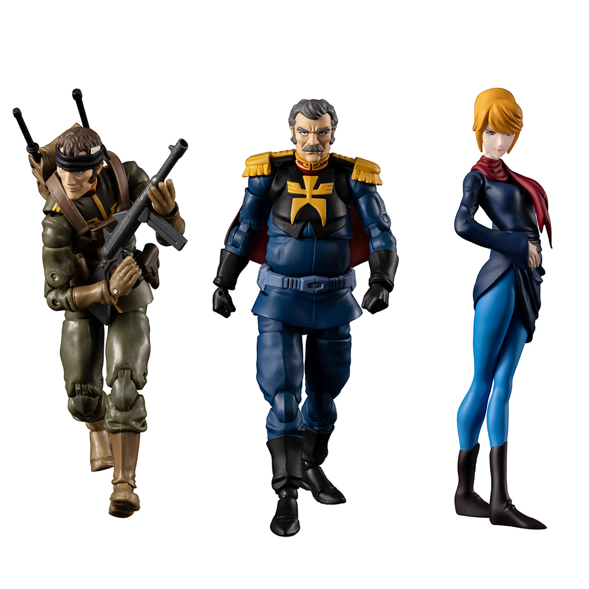 Megahouse G.M.G Principality of Zeon (Team Ramba Ral Set w/Gift) "Gundam"