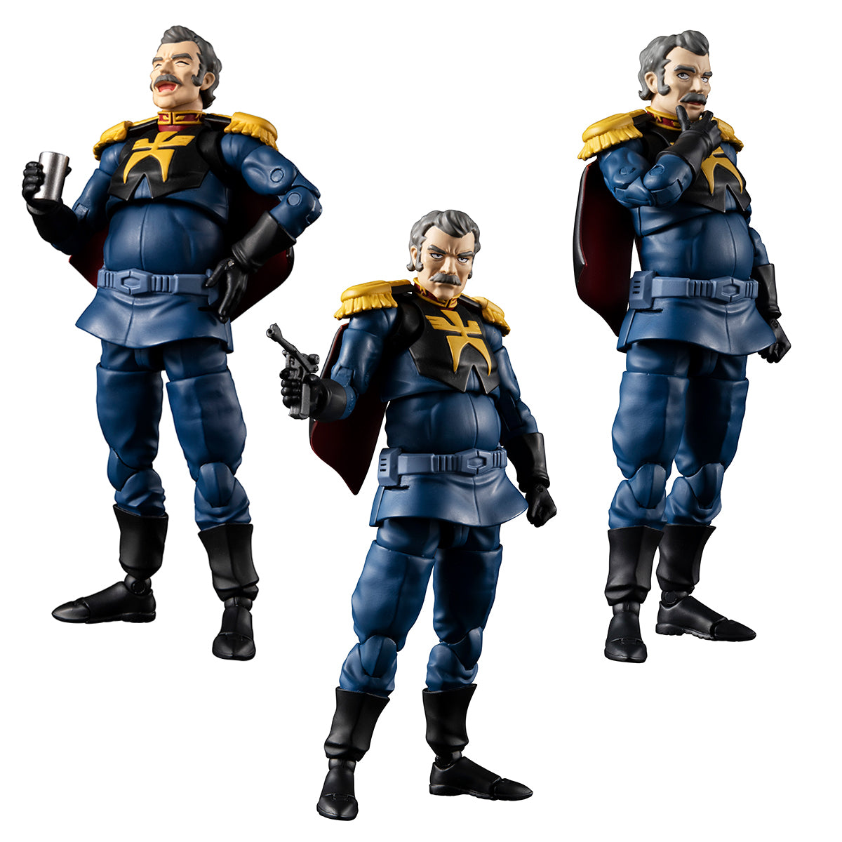 Megahouse G.M.G Principality of Zeon (Team Ramba Ral Set w/Gift) "Gundam"